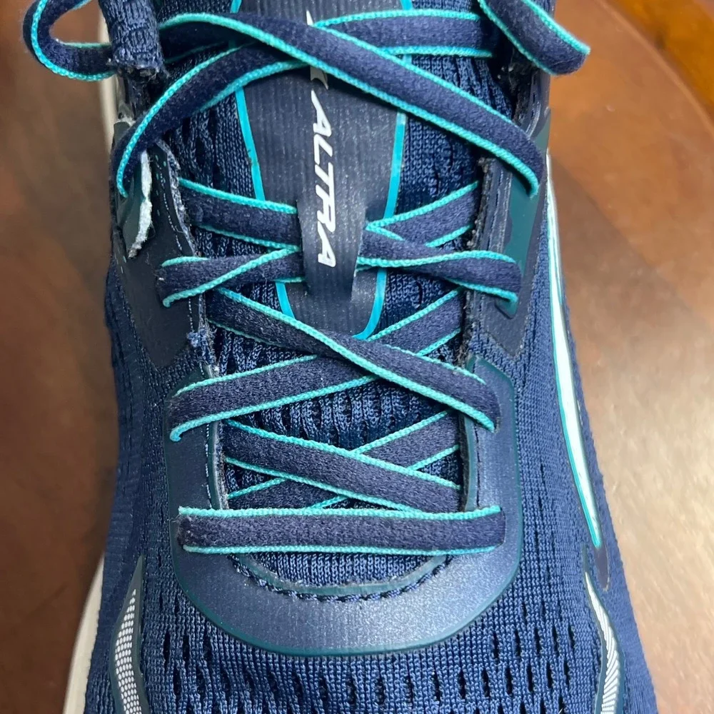 Altra Paradigm 6 Running Shoes Mens Navy Teal Ego Max Stability Sneakers Navy
